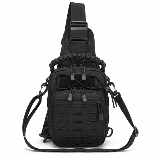 OmniFlint Sentinel Tactical Sling Bag - 09 HERO-Black-2K