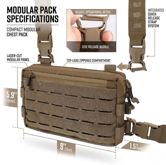 Chest Organizer Pack – Multi-Pocket