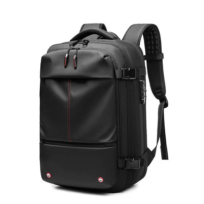 Expandable Travel Backpack — 17-inch Laptop Compartment
